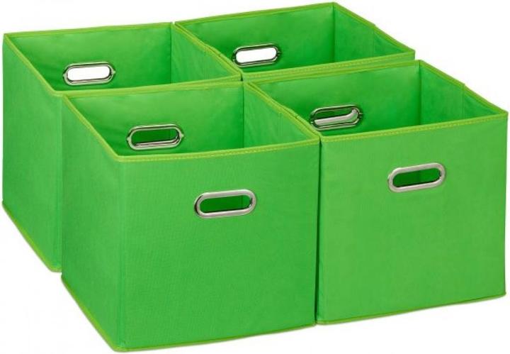 Image du produit Relaxdays 4x boîte de rangement (30 x 30 x 30 x 30 cm, 26 l)
