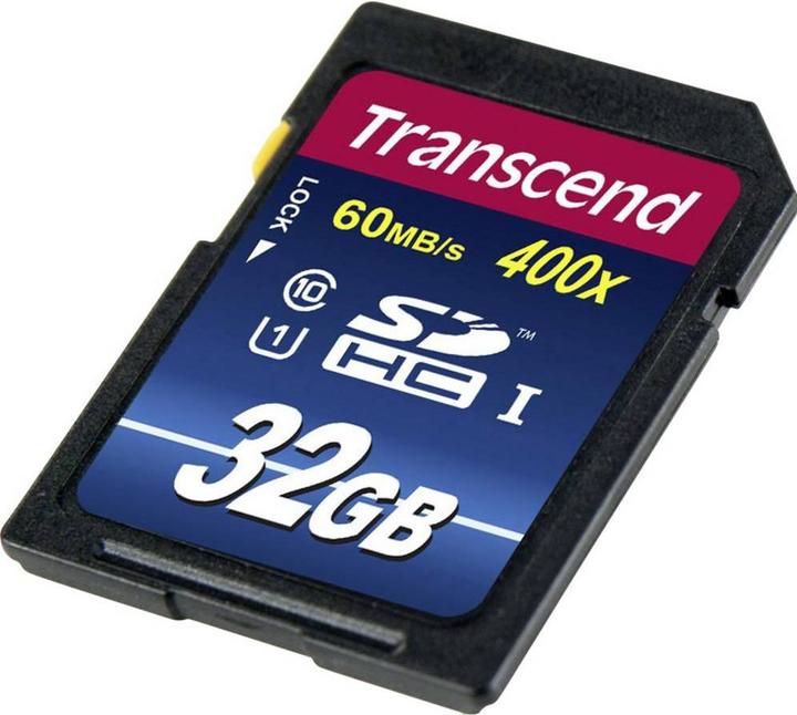Produktbild Transcend Premium 400x (32 GB, SDHC, U1, UHS-I)