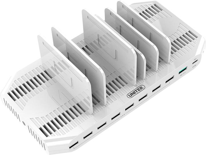 Actual product image Unitek Y-2190 Charging station 8x (USB-C, 10 Ports)