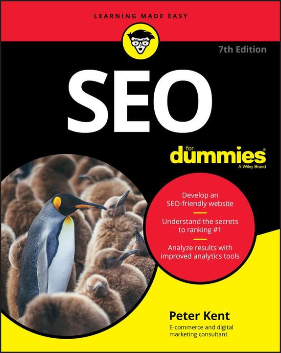 Produktbild Seo for Dummies (Englisch, Peter Kent, 2020)