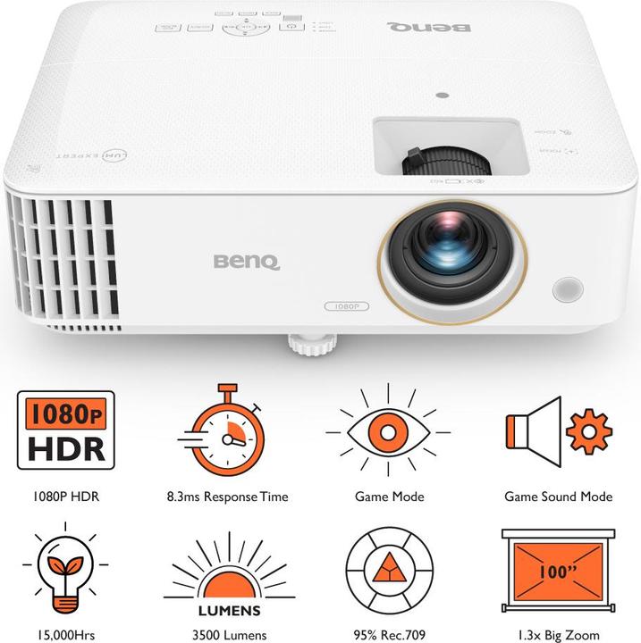 Actual product image BenQ TH685 (Full HD, 3500 lm, 1.13 - 1.47:1)