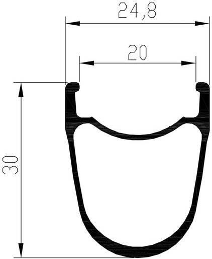 Actual product image Novatec 30 Disc (Wheelset, 28")