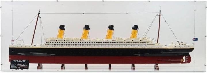 Immagine prodotto iDisplayit Display in acrilico per LEGO® 10294 Titanic (con fondo bianco)