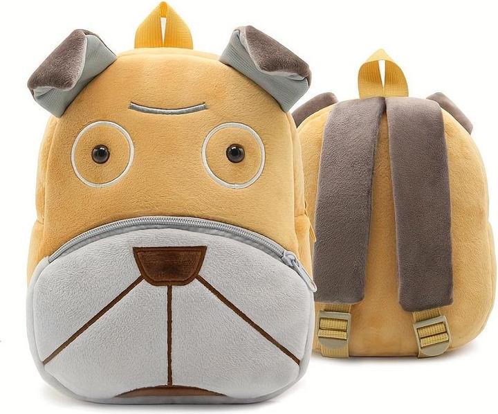 Actual product image Only-Bags.Store Polyester school bag, cute animal plush backpack, outdoor holiday small bag