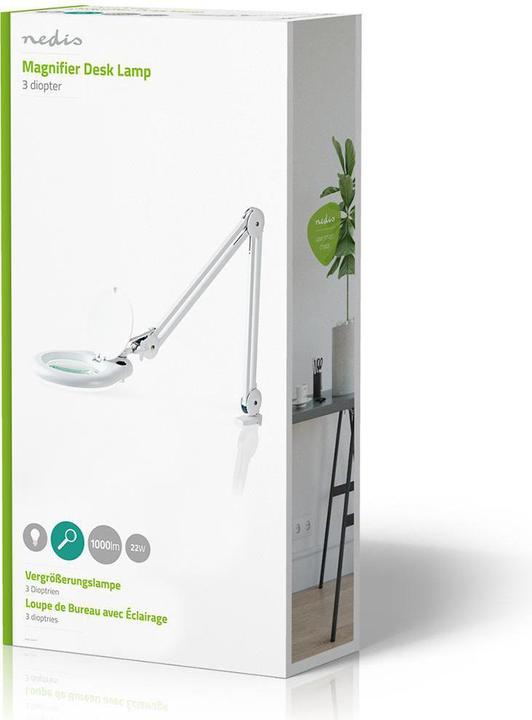 Produktbild Nedis Lupenleuchte | Linsenstärke: 3 Dioptrien | 22 W | 1000 lm | Weiss
