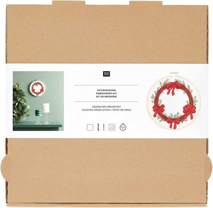 Image du produit Rico Design Broderie au point de croix, image couronne.100378