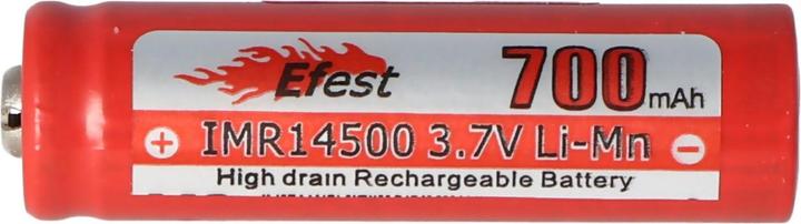 Immagine prodotto Efest Batteria IMR 14500 V2, polo positivo sollevato (1 pz., 14500, 700 mAh)