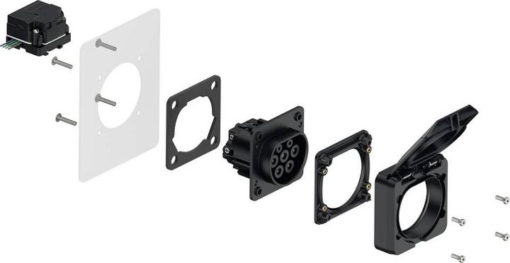 Image du produit PCE e325-f eMobility Prise de charge type 2 32 A (32 A, 0.09 m)