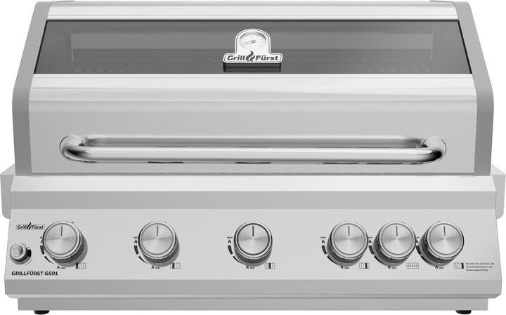 Produktbild Grillfürst G591G 5-Brenner Einbaugrill mit Heckbrenner und Gusseisen Rosten (15 kW)