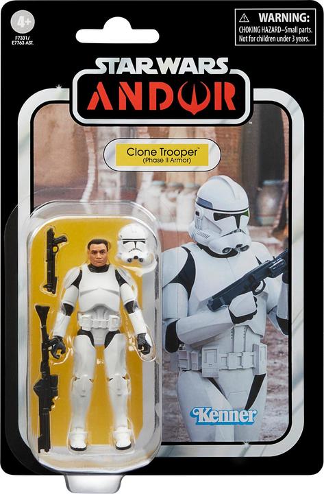 Actual product image Hasbro Star Wars: Andor Vintage Collection figurine Clone Trooper (Phase II Armor) 10 cm