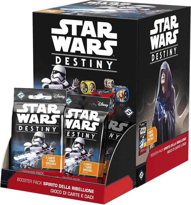 Produktbild Asmodée Star Wars: Destiny - Box 36 Spirit of Rebellion (Italienisch, Booster Pack)