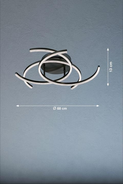 Actual product image Fischer & Honsel Honsel ceiling light Visby - sand black (21278)
