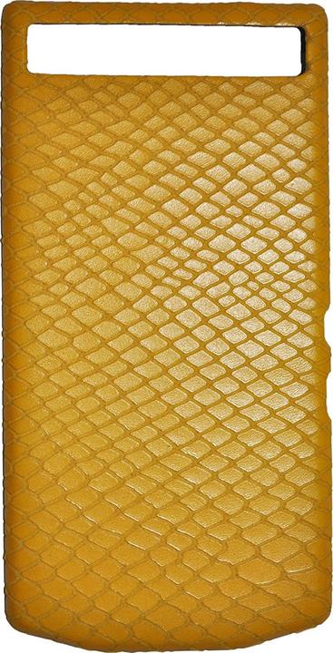 Image du produit BlackBerry PD Leather Battery Door Cover P'9982 python yellow (Blackberry Porsche Design P9982)