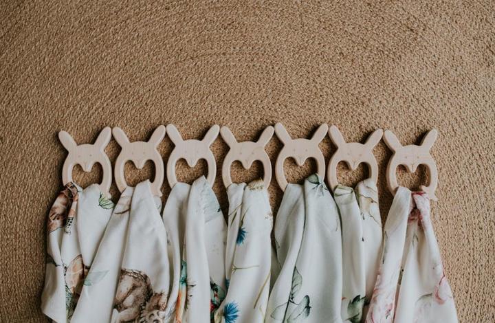 Image du produit Qbana Mama Doudou Tortue d'eucalyptus Holzbunny