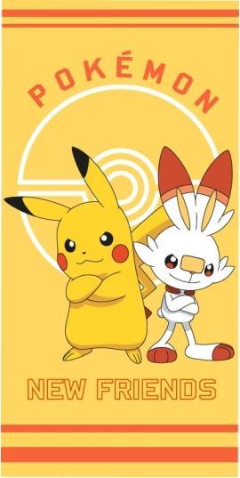 Actual product image MCU Pikachu Hopplo Pokemon towel beach towel 70x140cm (70 x 140 cm)
