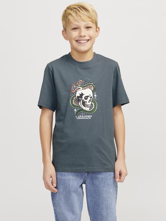 Actual product image Jack & Jones Joranatomy Skull Tee Ss Crew Neck Sn Jnr (176)
