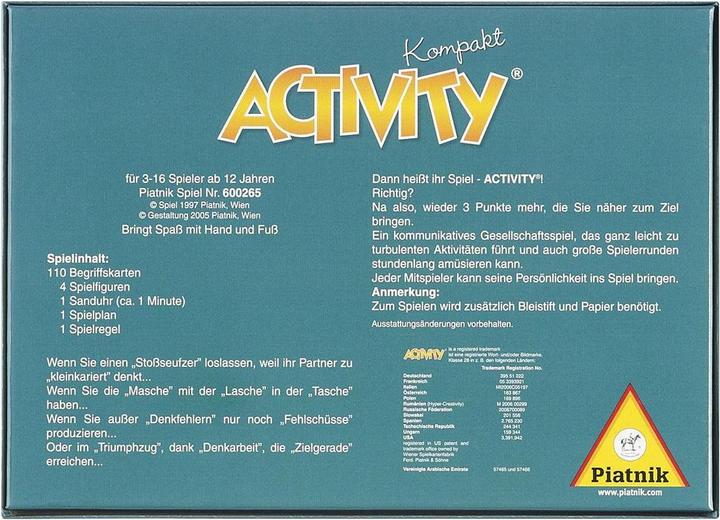 Produktbild Piatnik Activity Kompakt (Deutsch)