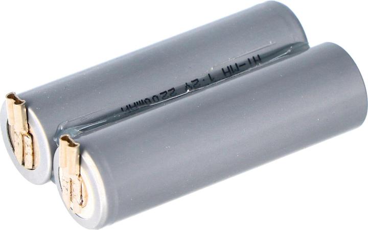 Actual product image AccuCell Battery Moser Ermila Genio Plus Genius Battery 1854-0078 (2 pcs., 2100 mAh)