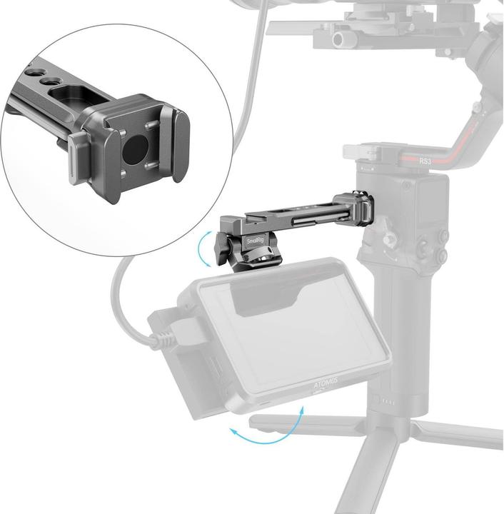 Actual product image SmallRig HawkLock H21 Monitor Support for DJI Stabilisers 4637 (Gimbal mount)