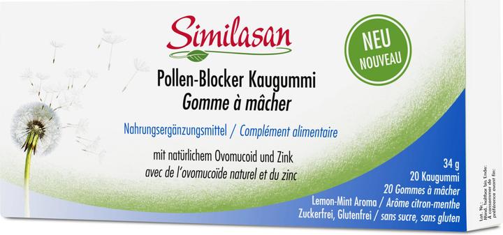Produktbild Similasan AllerClear Kaugummi (20 Stück, Gummies, 50 g)