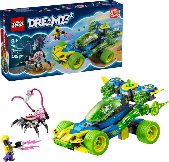 Produktbild LEGO Mateo mit dem Z-Blob Action-Rennwagen (71491, LEGO Dreamzzz)