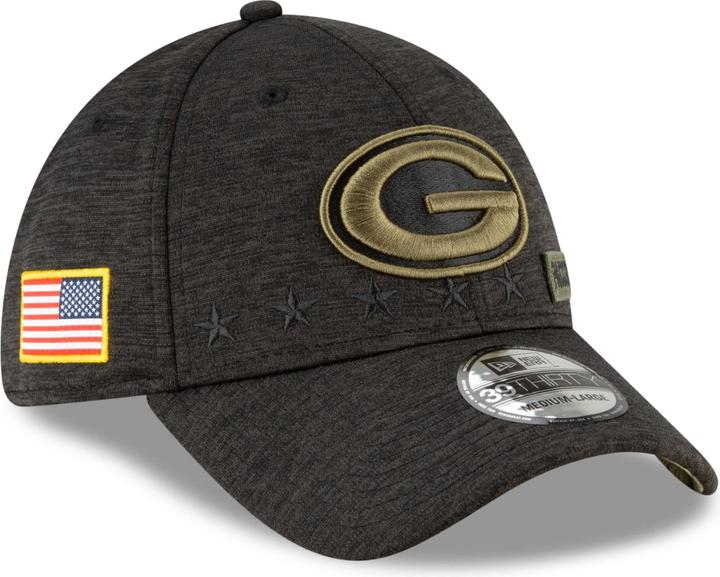 Produktbild New Era 39Thirty NFL Salute to Service Green Bay Packers Cap (M, L)