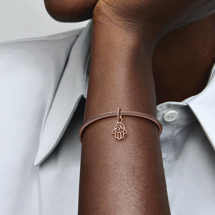 Immagine prodotto Pandora Charm "Mano di Fatima (Metallo placcato oro rosa)