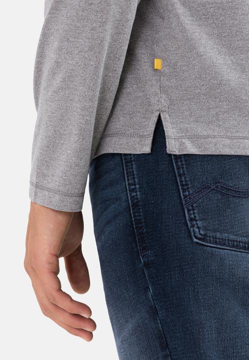 Actual product image Camel Active Long sleeve henley shirt in sustainable cotton mix (L)