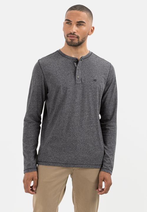 Actual product image Camel Active Long sleeve henley shirt in sustainable cotton mix (4XL)