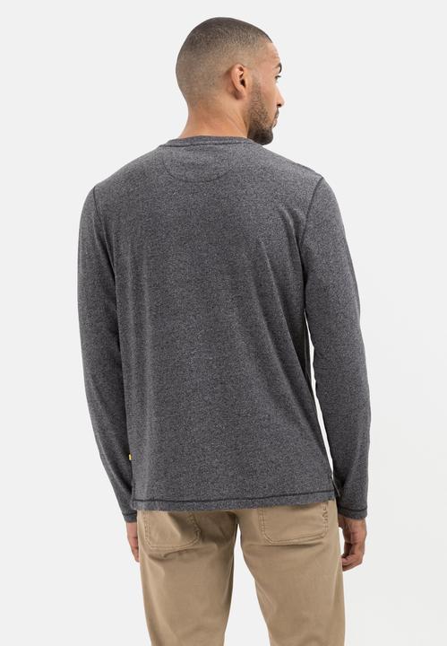 Actual product image Camel Active Long sleeve henley shirt in sustainable cotton mix (4XL)