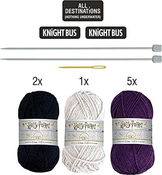 Produktbild Thumbs Up Harry Potter Strick Set Türstopper Der Fahrende Ritter