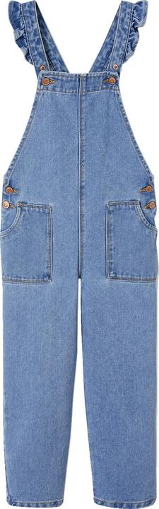 Produktbild Vertbaudet Mädchen Latzjeans mit Volantträgern Oeko-Tex (146)