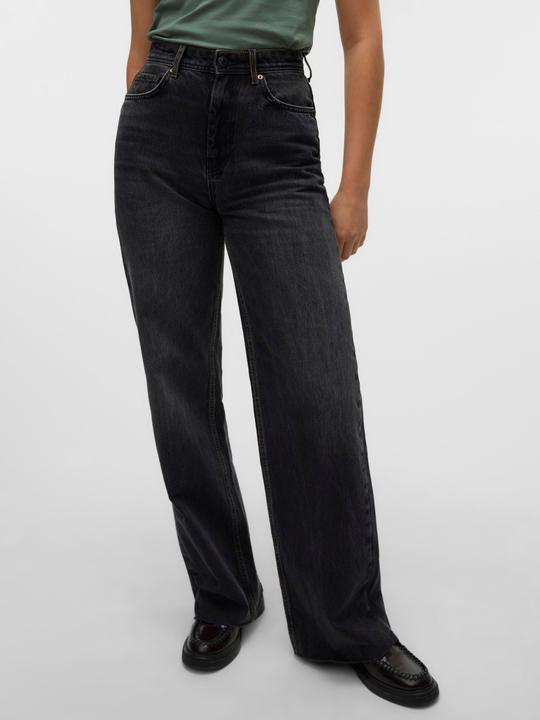Immagine prodotto Vero Moda VMKATHY Hohe Taille Weiter Beinschnitt Jeans Weit geschnitten (W28/L30)