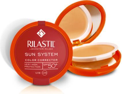Produktbild Rilastil Sun System Uniform Compact Creme Spf50 Farbton 02 Dore 10g (Sonnencreme Gesicht, SPF 50, 75 g)