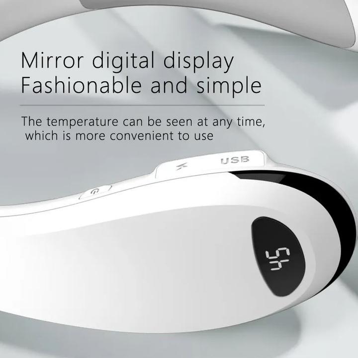 Produktbild PhoneLook Elektronischer & kabelloser Nackenwärmer T66 Stylisches portables Heizgerät mit Digitalanzeige