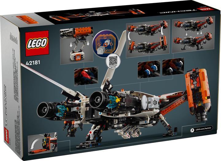 Produktbild LEGO VTOL Schwerlastraumfrachter LT81 (42181, LEGO Technic)