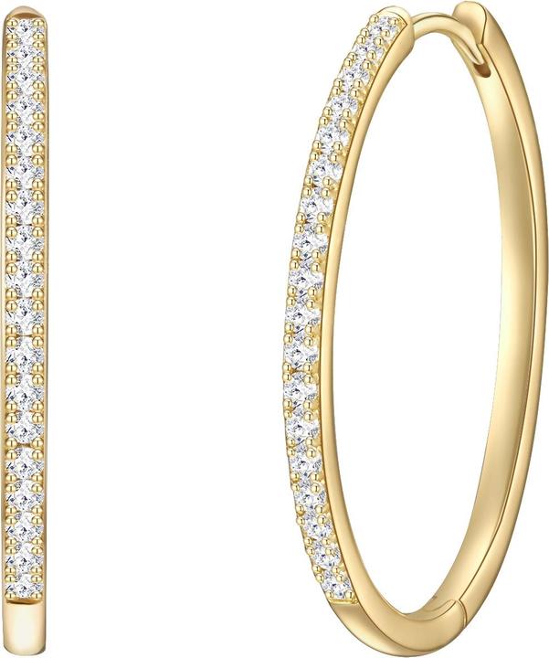 Glanzstücke München Damen Sterling Silber Zirkonia gelbgold - 31970 (Sterling Silber)