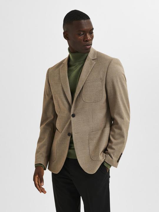 Image du produit Selected Homme Slim Fit Blazer à une rangée de boutons (48)