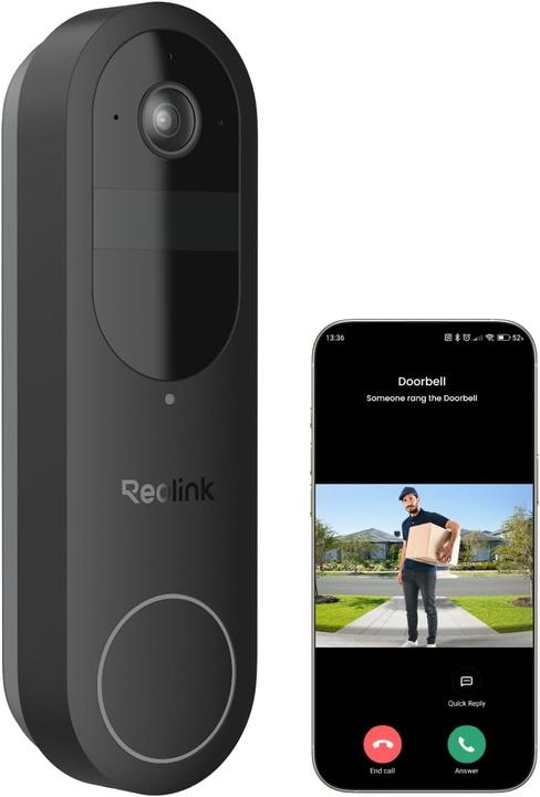 Produktbild Reolink D340B 2K+ WiFi Video Doorbell (WLAN)