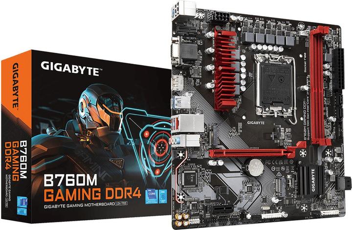 Actual product image Gigabyte MB GBT Intel 1700 B760M GAMING DDR4 (LGA 1700, Intel B760 Express, mATX)