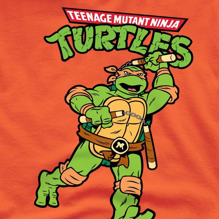 Immagine prodotto Teenage Mutant NT Maglietta Michelangelo Retrò Uomo (4XL)