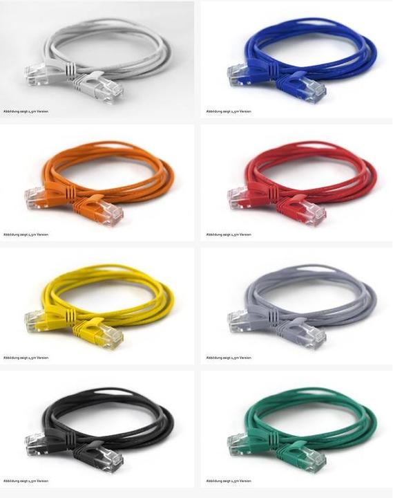 Produktbild Wantec 7147 S/FTP (S-STP) Orange 2mCat.7 Rohkabel Netzwerkkabel (S/FTP, CAT7, 2 m)
