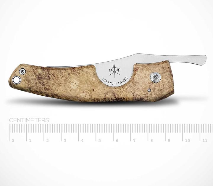 Actual product image Les Fines Lames Cigar Knife Le Petit Acacia Burl (1 x)
