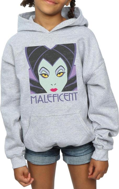 Image du produit Disney - Sweat à capuche MALEFICENT CROPPED HEAD - Fille (152, 158)