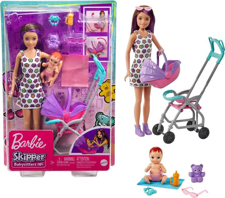 Actual product image Barbie Skipper Babysitters