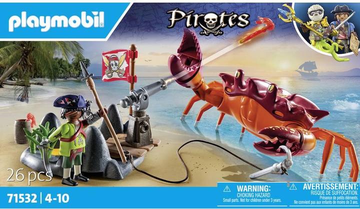 Produktbild Playmobil Kampf gegen die Riesenkrabbe (71532, Playmobil Pirates)