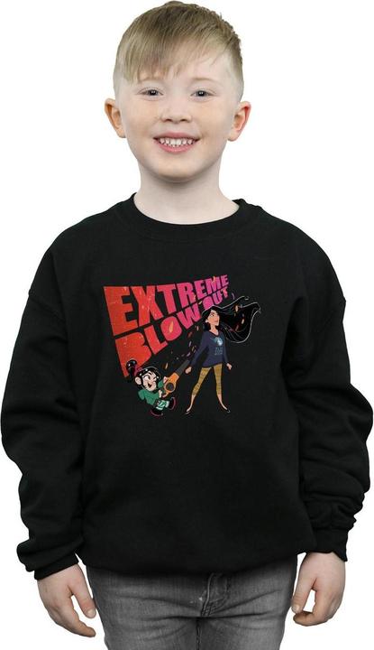 Actual product image Disney Boys Wreck It Ralph Pocahontas And Vanellope Sweatshirt (128)