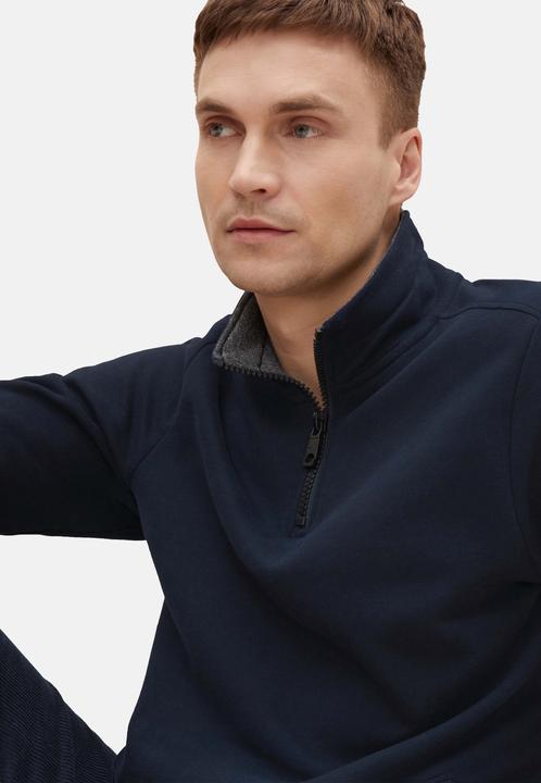 Produktbild Tom Tailor Sweatshirt Langarmshirt Troyer (M)