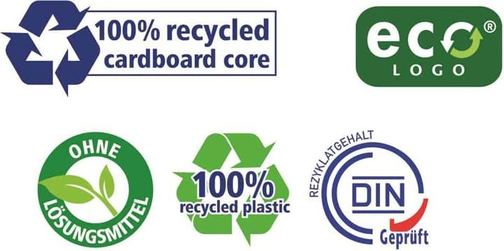 Produktbild tesa tesapack ECO & STRONG Paketband - Umweltschonendes Packband aus 100 % recyceltem Kunststoff (50 mm)