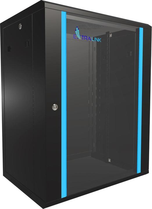 Immagine prodotto Extralink Armadio rack 15U 450mm nero (15 HE, Rack da 19 pollici)